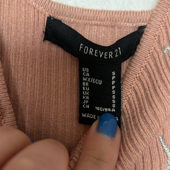 Forever 21 Pink Bodysuit - Picture 2 of 3